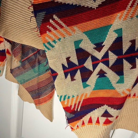 Blu Pepper Multi-Color Patterned Cardigan - Picture 6 of 6